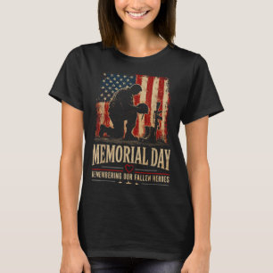 Herdenkingsdag ter nagedachtenis aan gevallen held t-shirt
