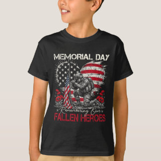 Herdenkingsdag Ter nagedachtenis aan gevallen held T-shirt