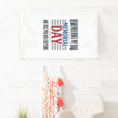 Herdenkingsdag Vader Huldiging Patriottisch Spandoek (Insitu)