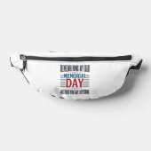 Herdenkingsdag Vader Tribut Patriottisch Heuptasje (Liggend)