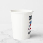Herdenkingsdag Vader Tribut Patriottisch Papieren Bekers (Rechts)