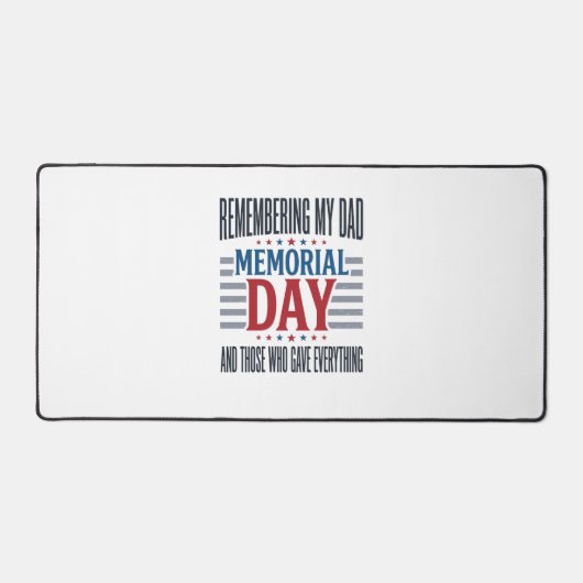 Herdenkingsdag Vader Tributo Patriottisch Bureaumat (Voorkant)