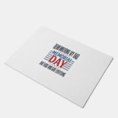 Herdenkingsdag Vader Tributo Patriottisch Deurmat (Schuin)