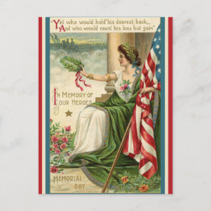  herdenkingsdag van de Amerikaanse patriottische d Feestdagenkaart