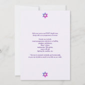 Herdenkingsdag van de holocaust kaart (Achterkant)