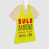 herdenkingsdag van het weekendje van de zusters ornament (voorkant)