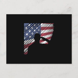 Herdenkingsdag Veterans Day Amerikaanse vlag Solda Briefkaart