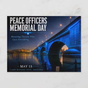 Herdenkingsdag voor vredehandhavers London Bridge Briefkaart