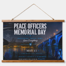 Herdenkingsdag voor vredehandhavers London Bridge Hangend Wandkleed