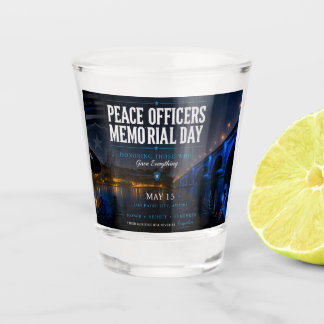 Herdenkingsdag voor vredehandhavers London Bridge Shot Glas