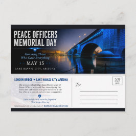 Herdenkingsdag voor Vredeshandhavers London Bridge Briefkaart