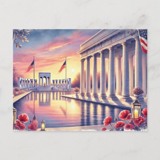 Herdenkingsdag, VS Briefkaart (Voorkant)