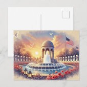 Herdenkingsdag, VS Briefkaart (Voorkant / Achterkant)