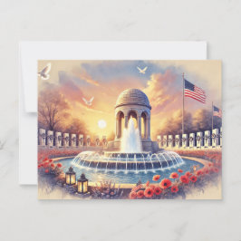 Herdenkingsdag, VS Briefkaart