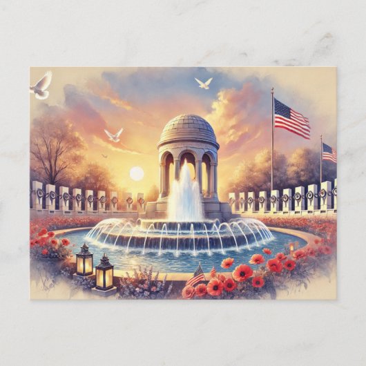 Herdenkingsdag, VS Briefkaart (Voorkant)