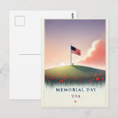Herdenkingsdag, VS Briefkaart (Voorkant / Achterkant)