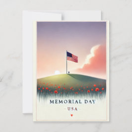 Herdenkingsdag, VS Briefkaart