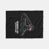 Herdenkingsdag VS-vlag Onthoud Eer Premium Fleece Deken (Voorkant (Horizontaal))