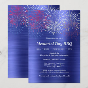 Herdenkingsdag Vuurwerk Barbecuefeest Kaart
