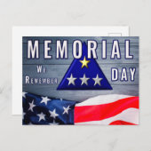 Herdenkingsdag “We Remember”   Briefkaart (Voorkant / Achterkant)