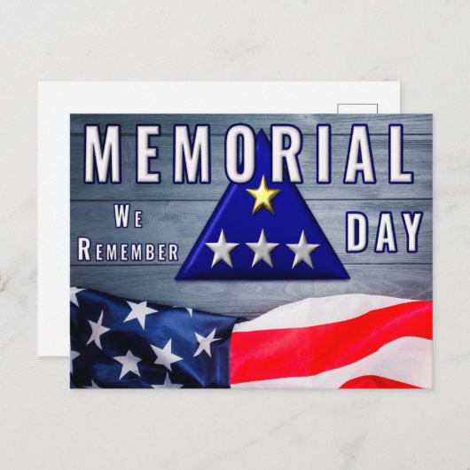 Herdenkingsdag “We Remember”   Briefkaart (Voorkant / Achterkant)