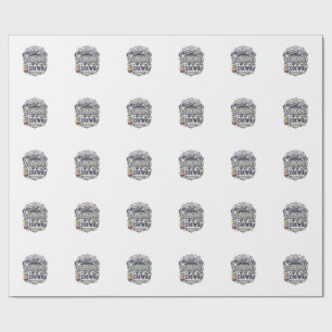 Herdenkingsdag Weekend Crew Vintage Patriottisch T Cadeaupapier