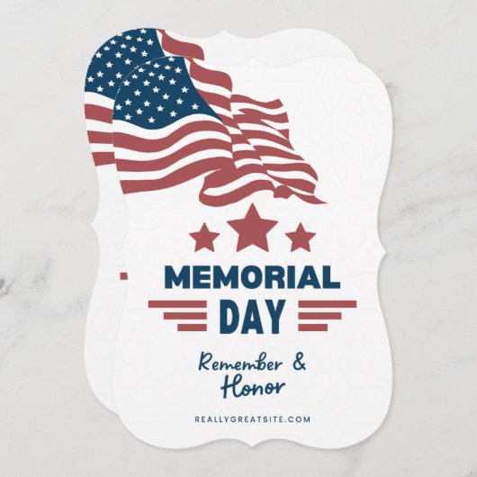 #HerdenkingsdagHerinner&EerUitnodiging Kaart (Voorkant / Achterkant)