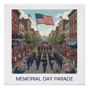 Herdenkingsdagparade Perfect Poster