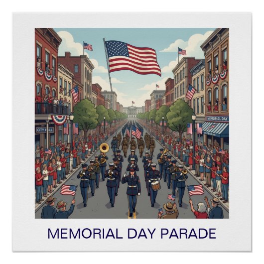 Herdenkingsdagparade Perfect Poster (Voorkant)
