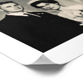 Herdenkingsdienst 17 Foto Collage Script Ter naged Poster (Hoek)