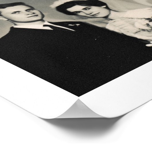 Herdenkingsdienst 17 Foto Collage Script Ter naged Poster (Hoek)