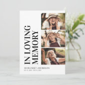 Herdenkingsdienst 3 Foto Kaart (Staand voorkant)