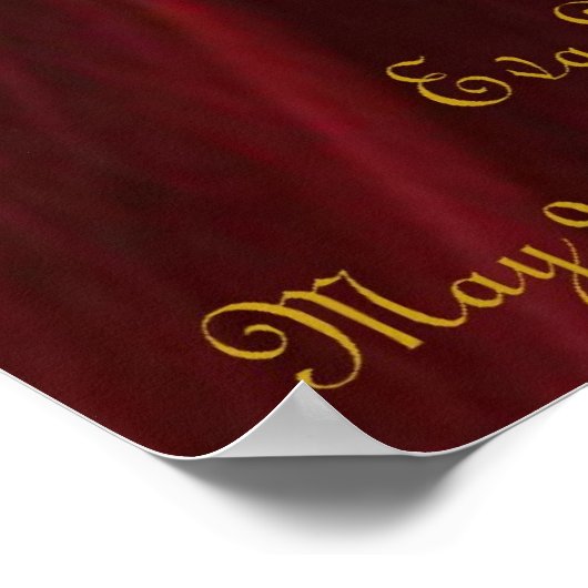 Herdenkingsdienst-afdruk Poster (Hoek)