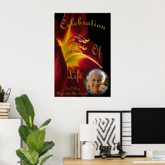 Herdenkingsdienst-afdruk Poster (Thuiskantoor)