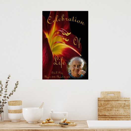 Herdenkingsdienst-afdruk Poster (Keuken)