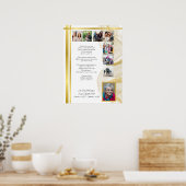 Herdenkingsdienst-affiche drukwerk van JW Funeral Poster (Keuken)