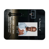 Herdenkingsdienst Basketballspeler Magneet (Horizontaal)