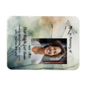 Herdenkingsdienst Custom Libelle Magneet (Horizontaal)