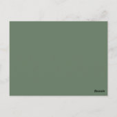 Herdenkingsdienst, Deel een herinnering Herdenking Briefkaart (Achterkant)