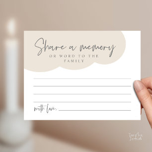 Herdenkingsdienst, Deel een herinnering Herdenking Briefkaart