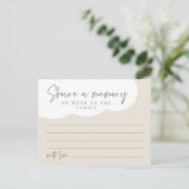 Herdenkingsdienst, Deel een herinnering Herdenking Briefkaart (Staand voorkant)