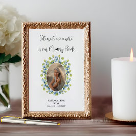 Herdenkingsdienst Deel een Herinneringsboek Poster
