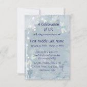 Herdenkingsdienst Dragonfly Custom Kaart (Achterkant)