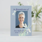 Herdenkingsdienst Dragonfly Custom Kaart (Staand voorkant)