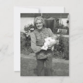 Herdenkingsdienst foto abrikoos sinaasappel roos b kaart (Achterkant)