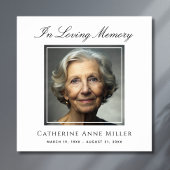 Herdenkingsdienst Foto Funeral Tribute Plein Poster