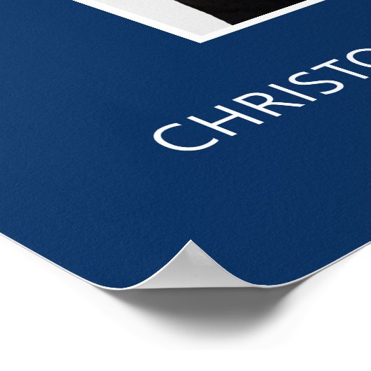 Herdenkingsdienst Funeral Foto Poster (Hoek)