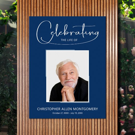 Herdenkingsdienst Funeral Foto Poster