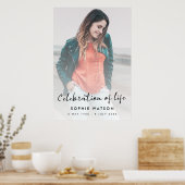 Herdenkingsdienst Funeral Home Moderne Foto Poster (Keuken)