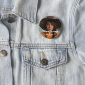 Herdenkingsdienst Funeral 'In liefdevolle herinner Ronde Button 5,7 Cm (In situ)
